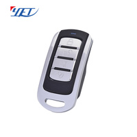 Télécommande universelle 433 MHz à 4 canaux, modèle YET074, en ABS, pour porte de garage, clé à distance, modèle portable