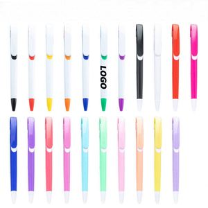 Custom Logo Retractable Ballpoint Pens - Bulk Promotional Pens for Students & Businesses - Product Image 1