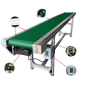 Yerçekimi Pcb hattı ekipmanları alüminyum Slat ayarlanabilir yükseklik ESD PVC kemer dayanıklı yağa dayanıklı elektronik montaj konveyör - Product Image 3