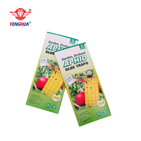 Taille personnalisée 23*10cm Double Face Adhésif Lutte Antiparasitaire Jaune Papier Carton Collant Insectes Moustiques Fruits Mouches Insectes Pucerons Piège À Colle