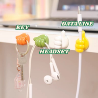 Großhandel Kleiderbügel für Zuhause und Büro, Selbstklebende Plastik-Organizer, Datenkabel-Clip-Halter, Wand-Aufbewahrungshaken