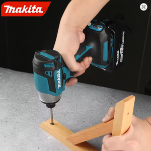 Tournevis Makita DTD173 avec chargeur de batterie 18V <span class=keywords><strong>5Ah</strong></span>, outil électrique, embout hexagonal 1/4 pouce, tournevis à percussion électrique pour le bricolage du bois - Product Image 5