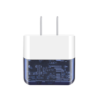 Cargador tipo C Pd de 20W más vendido, adaptador de fuente de alimentación Usb C para teléfono móvil con cargador de enchufe europeo listo para enviar