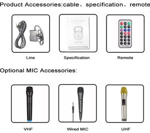 Mifa — boîte à lumière flamme 1000W, haut-parleur Portable, étanche, 2x10 pouces, éclairage <span class=keywords><strong>de</strong></span> karaoké BT - Product Image 6