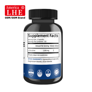 Novidade: Cápsulas de L-Citrulina Veganas, Não Transgênicas, Suplemento para Recuperação Muscular, 3000mg, 240 Cápsulas de L-Citrulina - Product Image 5