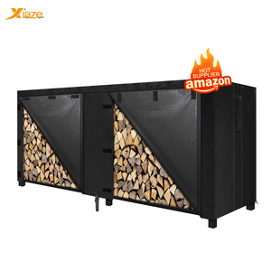 Custom Size Heavy Duty Oxford Fabric Storage Outdoor Patio Logs Holder Firewood Rack Cover