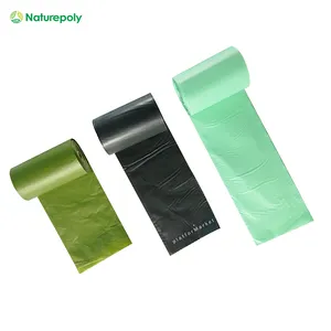 Wholesale <strong>Bin</strong> <strong>Bags</strong> with Your Logo <strong>Biodegradable</strong> Plastic <strong>Bag</strong> Compostable Cornstarch Garbage Kitchen Trash <strong>Bag</strong> - Product Image 1