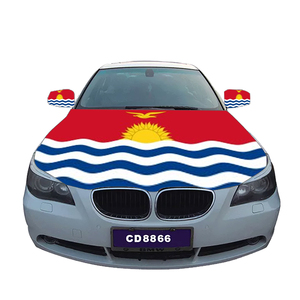Directo <span class=keywords><strong>de</strong></span> fábrica personalizado 120*150cm Material <span class=keywords><strong>de</strong></span> poliéster elástico fuerte y duradero <span class=keywords><strong>Kiribati</strong></span> cubierta <span class=keywords><strong>de</strong></span> capó <span class=keywords><strong>de</strong></span> coche <span class=keywords><strong>bandera</strong></span> - Product Image 1