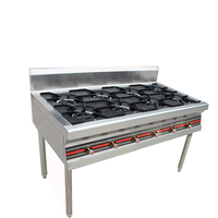 Cuisinière à gaz autonome à 4 brûleurs avec logo personnalisable
