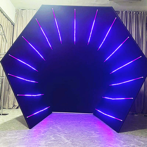 2025 công nghệ mới photo Booth sequin Backdrop thủy tinh trong suốt Photo Booth Inflatable tường - Product Image 4