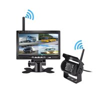 Hesida, cámara de marcha atrás para vehículo, cámara de visión trasera inalámbrica de 7 pulgadas, Monitor de coche para camión, RV, autobús, imagen inversa