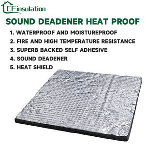 CFルバニトリルクローズドセルフォーム断熱材カー用自接着アルミガラス繊維箔 - Product Image 2