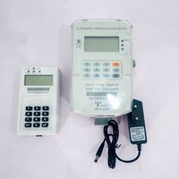Compteur d'eau intelligent prépayé à ultrasons Split DN15-40 certifié ISO4064 avec clavier Ciu et jeton STS, fabricant OEM en laiton IP68