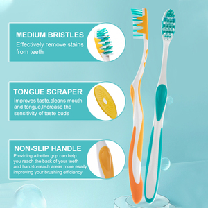 Dành cho người lớn Nhà Sử dụng OEM nhà sản xuất mềm lông người lớn bàn chải đánh răng trong tùy chỉnh vỉ nhựa Hướng dẫn sử dụng bàn chải đánh răng - Product Image 3