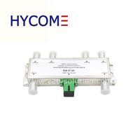Récepteur optique passif mini HYCOME R16 CATV FTTH avec 4 ports RF, connecteur SC, prise en charge POE/GSM/GPRS