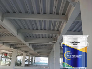 สีอะคริลิคทนไฟสารหน่วงไฟเคลือบของเหลวกันไฟสำหรับโครงสร้างคอนกรีตไม้เหล็ก - Product Image 5