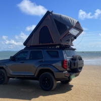Ultradünnes 4x4 Oxford Dachzelt für SUV/Pickup-Truck Vier-Jahreszeiten Wasserdicht Winddicht Schnellaufbau Dachzelt mit Großem Fenster