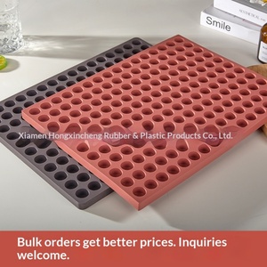 แม่พิมพ์ซิลิโคนสำหรับทำช็อกโกแลต รูปทรงหลากหลาย ขนาดใหญ่ สำหรับทำขนมพุดดิ้ง เยลลี่ ฟรีซดราย ทนความร้อนสูง แกะออกง่าย - Product Image 2