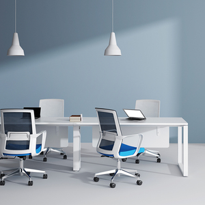 Hiện đại Modular kim loại bàn làm việc mở văn phòng không gian đồ nội thất phong cách và chức năng escritorios de oficina modernos - Product Image 1