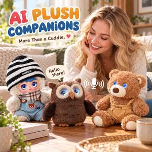 Muñeco de Peluche Inteligente con IA, Chatbot Conversacional, Mascota Electrónica Portátil, Compañero de Juego para Transmisiones en Vivo y Tiendas en Línea - Product Image 4