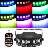 Mini lampe torche LED portable, lumières laser colorées, projecteur, IP55, blanc chaud 10W, pour éclairage d'ambiance de scène DJ
