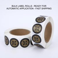 Étiquettes autocollantes personnalisées en vinyle imperméable avec logo doré pour bouteilles de cosmétiques, shampoings et soins de la peau, impression en rouleau pour emballages de contenants