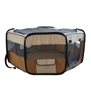 Corral Plegable de 8 Paneles para Mascotas, Portátil, de Tela Oxford, Transpirable, Tipo Cenador - Product Image 2