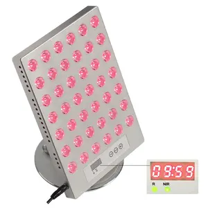 Luz infravermelha facial terapia de 85w, 660nm 850nm, terapia de luz vermelha, terapia, temporizador, controle para beleza