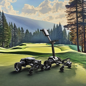 Chariot de golf télécommandé à suivi automatique en aluminium, pliable, tout-terrain, portable, capacité 50 kg, personnalisable - Product Image 3