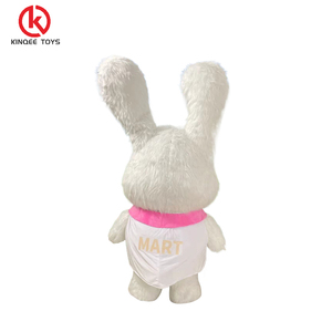 Kinqee Customized Plush Mascot Cosplay Clothing Inflatable Bunny Custom Animal Panda <strong>Rabbit</strong> Bear Walking Mascot <strong>Costume</strong> - Product Image 3