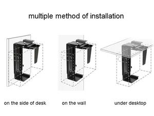 デスクマウントコンピューターアクセサリーCPUホルダーとCPUスタンドの下で工場で作られた