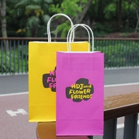 Sacs cadeaux en papier kraft robustes personnalisés avec poignées, sacs fourre-tout épais de qualité supérieure pour la vente au détail, les produits de beauté et l'emballage de boutiques