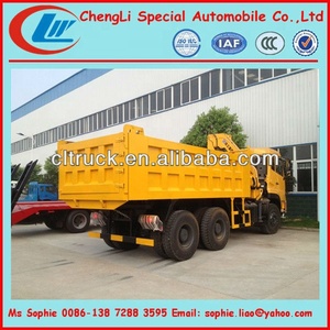 Dongfeng – <span class=keywords><strong>camion</strong></span> à <span class=keywords><strong>benne</strong></span> 6x4 avec <span class=keywords><strong>grue</strong></span>, <span class=keywords><strong>camion</strong></span> à <span class=keywords><strong>benne</strong></span> monté, <span class=keywords><strong>grue</strong></span> à flèche télescopique - Product Image 5