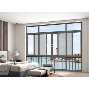 Modern <strong>Design</strong> High Impact Sliding Aluminum Materials <strong>Windows</strong> Wood Colors Custom Large Glass Wider Sliding Screen <strong>Window</strong> <strong>Frame</strong> - Product Image 4