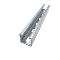 High Performance Zinc Alloy Steel Aluminium Perforated Slotted Heavy Duty Customizable Mounting Support Toothed C Channel