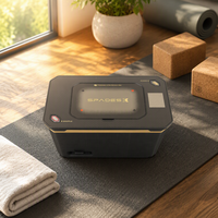 Nouvelle machine à mélanger les cartes de poker automatique à 2 jeux, alimentée par une alimentation et une batterie externes, intégrée à une table de poker Texas, modèle Shulffer Master Casino