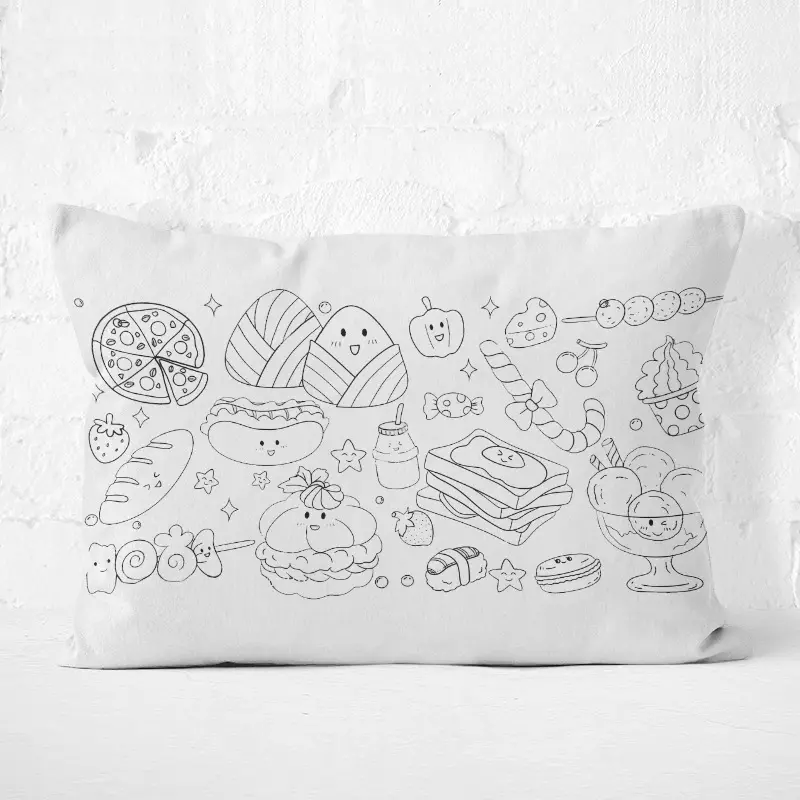 ODM Super Soft Cotton Custom Graffiti Pillowcases Custom Made Pillow Case DIY Pillow Covers