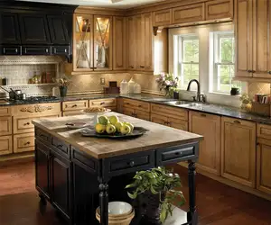 Vuelos de Australia clásico estilo elegante encimeras de granito de gabinete de cocina