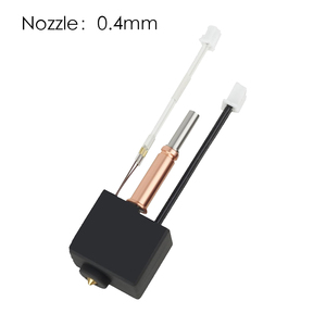 Kit Hotend Antinsky pour imprimante 3D Anycubic Kobra3, buse en laiton et acier trempé 0,4 mm - Product Image 1