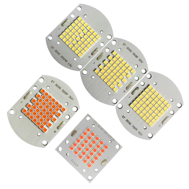 50W SMD 3030 LED Chip Module PCB Board with 120 Viewing Angle and 150lm/W Luminous Efficacy for Floodlight