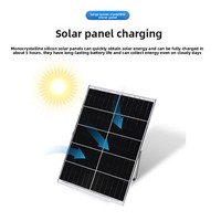 Lampe solaire LED de jardin extérieure à télécommande, ultra-lumineuse, IP66, pour villa rurale, type split, certifiée CQC