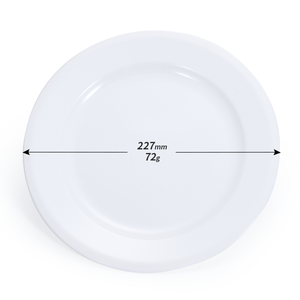 Factory Direct PS White Dinner Plates Restaurant Dinnerware Plastic Plates For Wedding