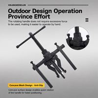 Extracteur de roulement intérieur de voiture à 3 griffes, outil d'extraction de poulie de roue, kit d'outils multifonctionnels pour machines automobiles