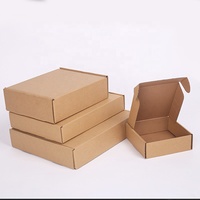 Cajas de Envío de Cartón Corrugado de 10x10x2 Pulgadas, Listas para Enviar, con Diseño en Relieve de 2 mm de Grosor, Materiales Reciclados