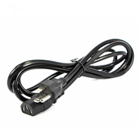 Câble d'alimentation américain homologué UL, prise à 3 broches, cordon électrique 3 broches USA, cordon d'alimentation IEC C13 US