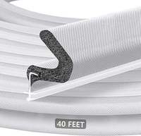 Tira de Sellado de Espuma de PU en Forma de V para Puertas, Impermeable y Resistente al Viento, para Sellado de Ventanas y Ahorro de Energía