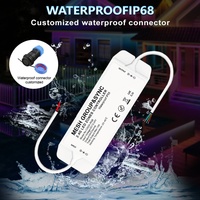 Control Remoto Aipin IP68 Impermeable 2.4G de 4 Zonas, Sincronización RGB CCT, Reguladores Inteligentes de Intensidad, 12/24V, Alcance de 30m, Tira de Luz LED de 360W