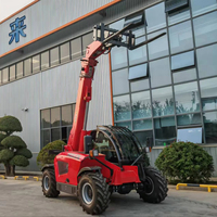 Chariot élévateur télescopique Topsense de marque chinoise, 2,5 tonnes, hauteur de levage de 6 m avec accessoire pour le levage et la manutention