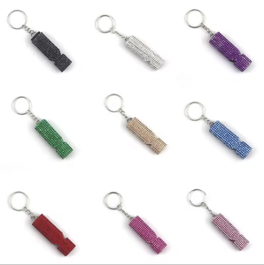Diamante de imitación Suministros de autodefensa Herramientas Set Aleación Muñequera Alarma Seguridad Llavero Set venta al por mayor Autodefensa para Mujeres - Product Image 4