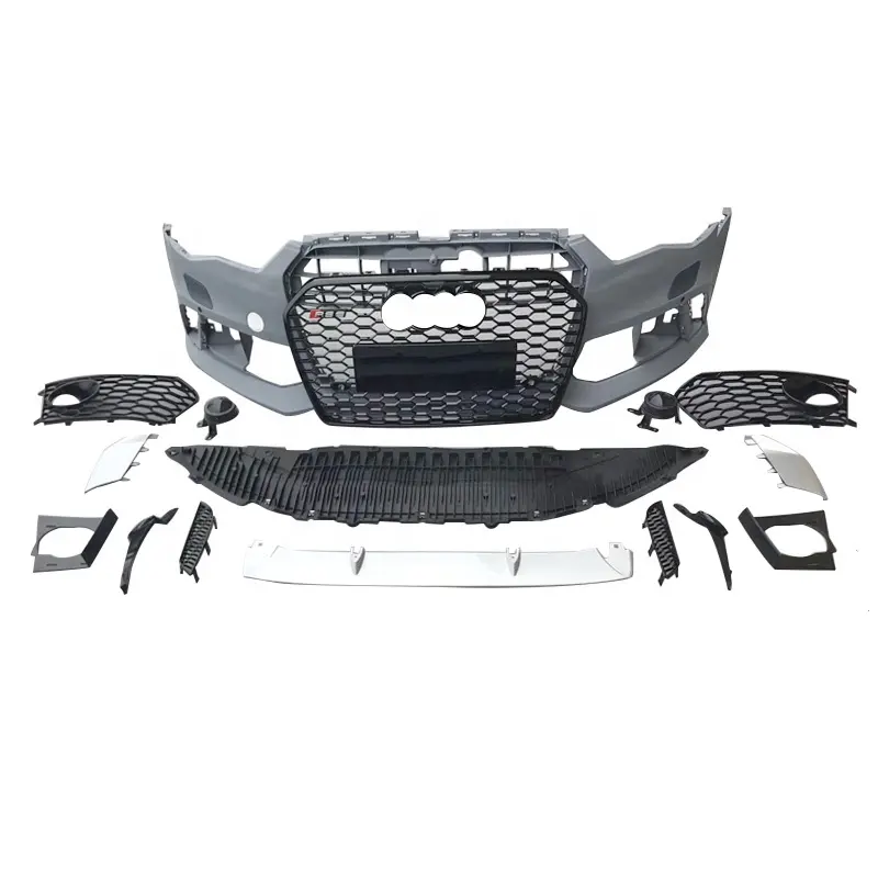 A6 or Sline6 C7 and C7.5 For Audi front bumper facelift RS6 Audi Bodykit Car bumper 2012 2013 2014 2015 2016 2017 2018